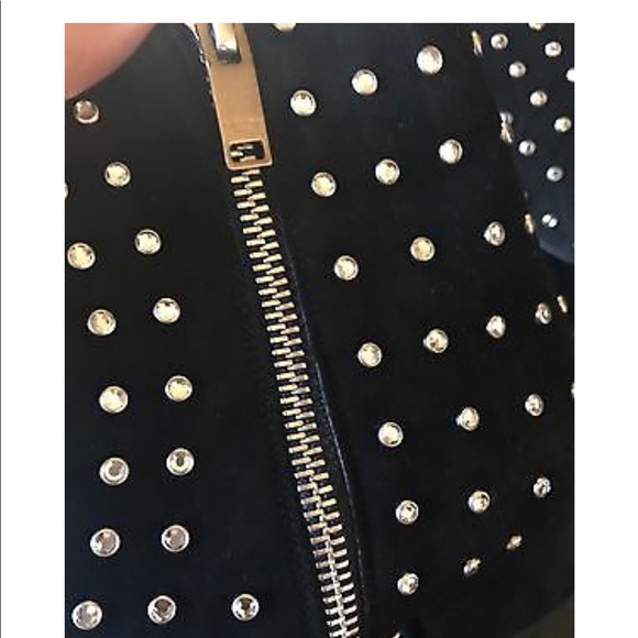 Saint Laurent crystal-embellished suede ankle boot - Picture 4 of 9